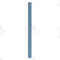 ASI GLOBAL Partition Column: Plastic Polymer, Pebble, Blue, 82 in Ht, 5 in Wd, 1 in Thick (MPN 40-90870553-9509). Key specifications — Inner Core Type: Polymer; Brand: ASI GLOBAL PARTITIONS; Color: Blue; Finish/Texture: Pebble.