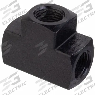 APPROVED VENDOR Metal Pipe Tee: Tee, 1/4 in x 1/4 in x 1/4 in, Class 1000 - Zinc-Plated Threaded High-Pressure Pipe Fittings