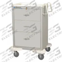 LAKESIDE General Medical Supply Cart with Drawers: Steel, (2) Swivel/(2) Swivel with Brake, Gray (MPN C-330-K-1G). Key specifications — Material: Steel; Drawer Color: Gray; Brand: LAKESIDE; Caster/Wheel Configuration: (2) Swivel; Cabinet Color: Gray.