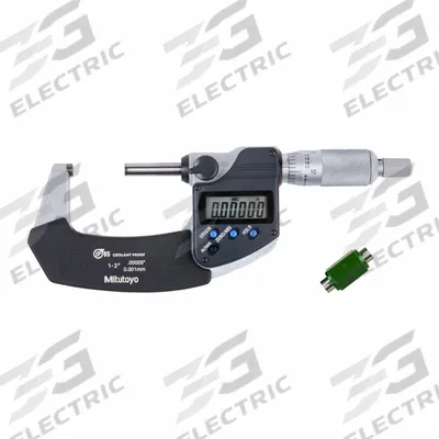 MITUTOYO Calibrated Micrometer: 6 in to 7 in /152.4 mm to 177.8 mm, Inch/Metric - Micrometers with SPC Output for Harsh Environments