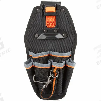 KLEIN TOOLS Tool Pouch: 6 1/2 in W x 3 1/4 in D x 11 in H, 6 Pockets - MODBox Storage Pouches