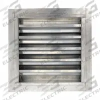 Intake Louver: Flanged, Flush Mount, 53 1/2 in H, 23 1/2 in W, Aluminum, 1 1/2 in Flange Wd (MPN 805TV3). Key specifications — Brand: DAYTON; Maximum Air Velocity: 1,300 fpm.