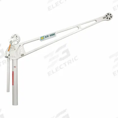 OZ LIFTING PRODUCTS Davit Crane: Steel, Manual, 1,000 lb Max. Load Capacity - Extended Reach Davit Cranes