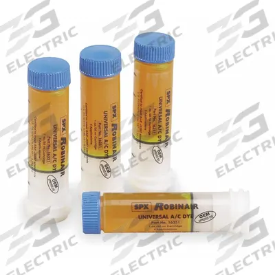 ROBINAIR Universal Dye Cartridge: A/C Dye Refill, 4 Pieces - A/C Dye Refills