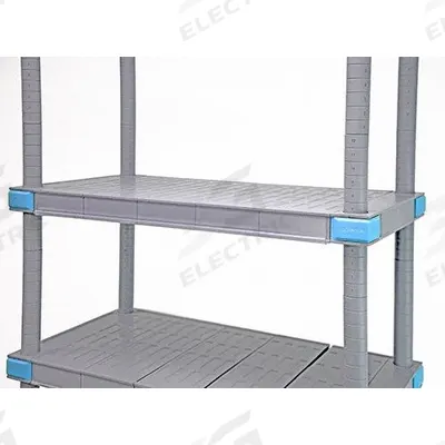 QUANTUM STORAGE SYSTEMS Label Holder for Millenia Shelves: Millenia, 35 1/2 in Overall Wd - Label Holders for Plastic Shelving