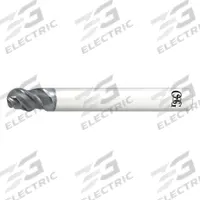 OSG Ball End Mill: Carbide, EXO Coated, 3 Flute, 12 mm Mill Dia, 18 mm LOC, 100 mm OAL (MPN 3090222)