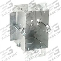 RACO Electrical Box: Steel, Steel Material & Nominal Size, 1 Gangs, 2 1/2 in Box Dp, 2 5/8 in Box Wd (MPN 509). Key specifications — Brand: RACO; Bracket Style: Without Bracket; Clamp Style: Without Clamps.