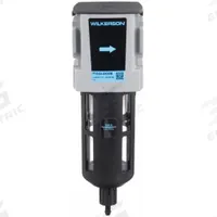 WILKERSON Compressed Air Filter: Particulate, 1/2 in NPT, 5 micron, 82 cfm, 150 psi Max Op Pressure (MPN F18-04-SK00B). Key specifications — attr110055: F18; attr110008: WILKERSON.