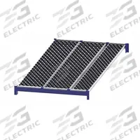 UNEX ROLLER RACK Gravity Flow Shelf: Tilt, 48 in x 96 in x 2 5/8 in, 3,000 lb Shelf Capacity, Steel (MPN RR99S2W4X8-L). Key specifications — Shelf Angle: Tilt; Finish: Powder Coated; Material: Steel; Brand: UNEX ROLLER RACK.