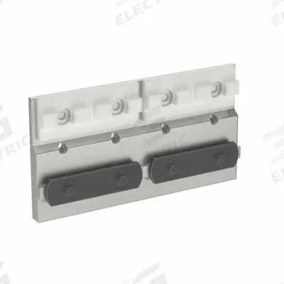 80/20 Linear Bearing: 10 Series, 4 in L x 2 1/16 in W x 5/16 in H, Silver, Single Mount - Modular Linear Bearings