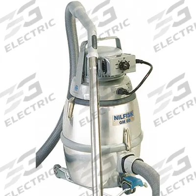 NILFISK Shop Vacuum: 3 1/4 gal Tank Size, Aluminum, 1 1/4 in Vacuum Hose Dia, 6 ft Hose Lg - Heavy-Duty Vacuums