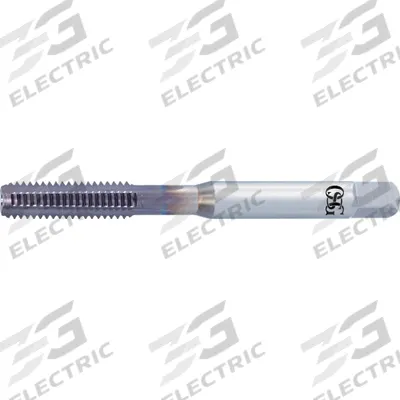 OSG STRAIGHT FLUTE Tap: #12-24 UNC, H3 / 2B-3B, 3 Flute, Bottoming Chamfer - Coolant-Through Straight-Flute Machine Taps for Aluminum