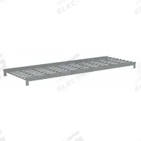 TENNSCO Shelf: 48 in x 15 in, 500 lb Load Capacity, Steel, 5 ga Decking, Gray, Shelf (MPN ZAESH-4815W). Key specifications — Decking Material: Steel; Includes: (2) Beams; Decking Finish: Zinc Plated; Shelf Configuration: Single Straight; Color: Gray; Frame Material: Steel; Brand: TENNSCO; Frame Finish: Zinc Plated.