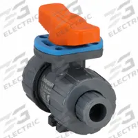 HAYWARD FLOW CONTROL Manual Two-Way Ball Valve: 3/8 in, PVC, Straight, 250 psi Max. Pressure (CWP) (MPN TBH1037A0SV0000). Key specifications — attr1008170: HAYWARD FLOW CONTROL; attr1017899: Locking Tee.