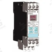 SIEMENS Digital Monitoring Relay: DIN-Rail Mounted, 15 A Current Rating, 24V AC/DC, Screw (MPN 3UG4622-1AA30). Key specifications — Adjustment Method: Switch; Electrical Connection: Screw Terminal; Monitored Parameters: Undercurrent; Mounting Style: Snap On; Status Indicator: No Indicator; Trip Point: 0.05 to 10 A; Trip Point Type: Adjustable; Brand: SIEMENS.