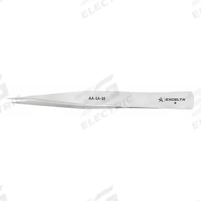 EXCELTA Tweezers: Stainless Steel, Point - General Purpose Tweezers