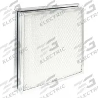 GRAINGER Minipleat Air Filter: 24 in x 24 in x 4 in, Fiberglass, Metal, Single Header, MERV 11 (MPN 2GFJ3). Key specifications — Brand: GRAINGER; Frame or Header Material: Metal; Media Material: Fiberglass.