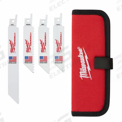 MILWAUKEE Reciprocating Saw Blade Set: 10 Pieces, Reciprocating Saw Blade Set - Reciprocating Saw Blade Sets