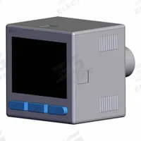 SMC High Precision Pressure Switch: 1/8 in Port Size, 1 Output/2 Output NPN/PNP Open Collector, 2M (MPN ZSE20BF-Y-P-N01-W). Key specifications — attr124221: ZSE20BF-Y-P-N01-W; attr124227: ZSE20B(F); attr124234: 1 Output/2 Output NPN/PNP Open Collector; attr124235: 12 to 24V DC; attr1042233: 4-Pin Snap-In Plug.