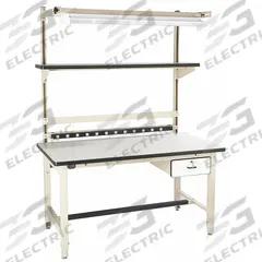 PRO-LINE Workstation: Adj Ht, Laminate, 72 in x 30 in, 5,000 lb Overall Load Capacity, Beige (MPN BIB3). Key specifications — Brand: PRO-LINE; Height Adjustability: Adjustable Height.