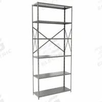 HALLOWELL Metal Shelving: Standalone, Heavy-Duty, 36 in x 12 in, 84 in Overall Ht, 6 Shelves (MPN F7511-12HG). Key specifications — attr41760: Steel; attr41761: Steel; attr37625: Unassembled; attr37628: Gray; attr33609: HALLOWELL.