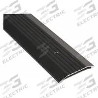 NATIONAL GUARD Door Threshold: Saddle, Aluminum, 4 ft Lg (MPN 424DKB-48). Key specifications — Brand: NATIONAL GUARD; Transition Type: Fluted.