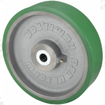APPROVED VENDOR Caster Wheel: 12 in Wheel Dia., 3 in Wheel Wd, Polyurethane - Polyurethane Tread on Iron Core Wheels