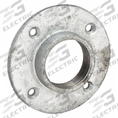 APPROVED VENDOR Metal Pipe Flange: Flange, 1 in, NPT Threaded, 300 psi - Threaded Zinc Galvanized Steel Flanges