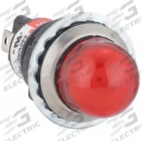 DAYTON Raised Panel Light: 18 mm Panel Mounting Hole Dia, LED, Raised Head (MPN 22NY64). Key specifications — Brand: DAYTON; Electrical Connection: 0.187 in Tab.