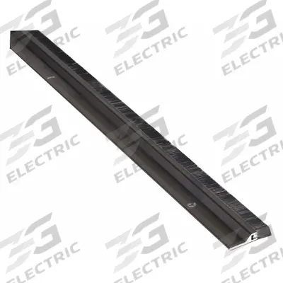 NATIONAL GUARD Door Sweep: Brush Insert, Aluminum, 36 in Lg, 1 5/8 in Wd - Door Sweeps