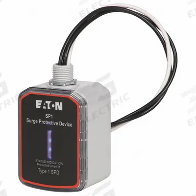 EATON Surge Protection Device: Three Phase, 120/208V AC Wye, 1000V (L-L)/600V (L-N) - Chase-Nipple External-Mount SPDs