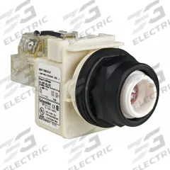 SCHNEIDER ELECTRIC Pilot Light: 30 mm Panel Mounting Size, No Lens Included, LED, 9001SK Series (MPN 9001SKT35LR). Key specifications — Lens Color: No Lens Included; Series: 9001SK; Brand: SCHNEIDER; Includes Push-To-Test: Push-To-Test Included.