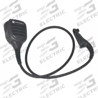 MOTOROLA Speaker Microphone: Fits Motorola, For XPR 6000 Series, 3.5 mm Jack, 30 in Cord, IP57 (MPN PMMN4047B). Key specifications — Compatible Radio Series: XPR 6000; Color: Black; Radio Connector Type: M7; Brand: MOTOROLA; Manufacturer Part Number: PMMN4047B; Push To Talk: Yes.