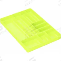 ERNST MANUFACTURING Compartment Tray for Drawer: Yellow, 11 in Overall Wd, 16 in Overall Lg (MPN 5017HV). Key specifications — Brand: ERNST MANUFACTURING; Color: Yellow; Product Type: Tool Tray.