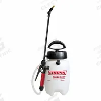CHAPIN Handheld Sprayer: Spot, 1 gal Tank, Poly Tank, 25 ft Max Spray Distance, 60 psi, Adj Nozzle (MPN 26011XP). Key specifications — Brand: CHAPIN; Chemical Compatibility: Fertilizer; Tank Material: Poly.