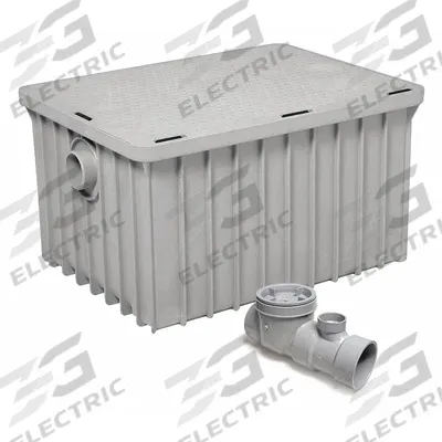 ENDURA Grease Interceptor: 70 lb Capacity, 35 gpm Flow Rate, 31 in Overall Wd - Grease Interceptors