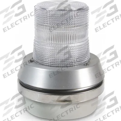 EDWARDS SIGNALING Horn Strobe: 24V DC, 7 3/8 in Overall Ht, 6 in Overall Dia, LED - Horn Alarms with Strobe Light