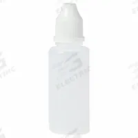 APPROVED VENDOR Dropper Bottle: LDPE, 15 mL, 0.51 fl oz, No Label, Closure Included, Dropper, Round (MPN PDB015PK12). Key specifications — Body Color: Colorless; Closure Color: White; Graduated: No; Brand: APPROVED VENDOR; Closure Included: Yes; Bottle Imprinting: No Label.
