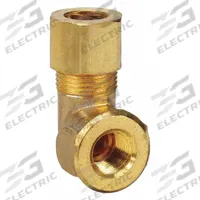 APPROVED VENDOR Compression Fitting Elbow: 5/8 in OD x 1/2 in Pipe Fitting Size, Compression x FNPT (MPN 700070-1008). Key specifications — Brand: APPROVED VENDOR.