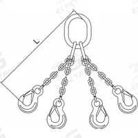 PEWAG Chain Sling: 3/8 in Chain Trade Size, 63 Chain Grade, Stainless Steel, Fixed, 5 ft Sling Lg (MPN 10G63QOS/5). Key specifications — attr994127: PEWAG.