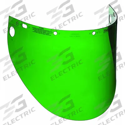 FIBRE-METAL BY PIP Face Shield Visor: 19 in Overall Wd, 9 3/4 in Overall Ht - General Purpose Replacement Visors