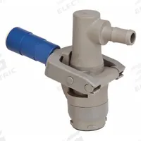 PIUSI Coupler: Coupling, Composite, 3/4 in Hose Barb, 90° Outlet Angle, EPDM, 104°F Max. Fluid Temp. (MPN F20436000). Key specifications — Product Type: Coupling; Includes: Tote Cover; Body Material: Composite; Compatible Manufacturer Model Number: F00201A3H; Brand: PIUSI.