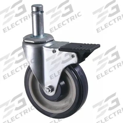 APPROVED VENDOR Swivel Caster: Rod Design (No ) Hooks, Brake - Rack Accessories