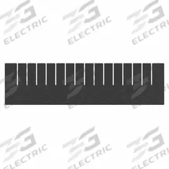 AKRO-MILS Divider: 20 1/2 in x 5 3/8 in, Black, For 14 7/8 in Bin Wd, Plastic, Long Side (MPN 42226). Key specifications — ESD Conductive: Not Electrostatic Discharge Conductive; Brand: AKRO-MILS; Material: Plastic; Compatible Manufacturer Model Number: 33226.