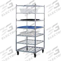 NEW AGE Universal Cart: 7 Shelves, 69 in Overall Ht, 32 in Overall Lg, 28 1/2 in Overall Dp (MPN 1357). Key specifications — NSF Certified: Yes; Brand: NEW AGE; Caster Type: (4) Swivel; Product Type: Universal Cart.