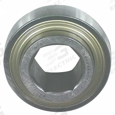 NTN Agricultural Disc Bearing: HPS106GP, Hex, 1.407 in Bore, Double Sealed - Hex-Bore Bearings