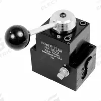 POWER TEAM Hydraulic Directional Control Valve: 5 gpm Max Flow Rate, Three Positions, 3/8" NPT, 9520. Key specifications — attr1018270: Load Holding; attr1018253: POWER TEAM; attr1018283: Pressure; attr1018249: 9520; attr1018300: Manual; attr1416406: 3/8" NPT.