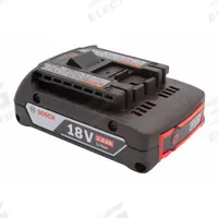 REED Battery: Bosch 18V, 2 Ah, Battery Included, Tabbed, 18V DC (MPN 2AHBAT). Key specifications — attr1278107: Not Oil-Resistant.