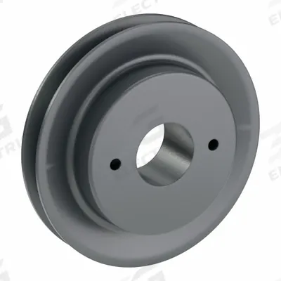 APPROVED VENDOR V-Belt Pulley: AK56, 1 Groove, 5.45 in OD, Bushed Bore - Bushed-Bore Cast-Iron V-Belt Pulleys