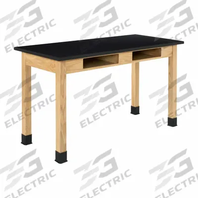 DIVERSIFIED SPACES Compartment Table: 24 in Overall Wd, 30 in Overall Ht, 4 1/2 ft Overall Lg - Fixed-Height Laminate Surfaced Lab Tables